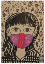  幼兒園學生停課畫霧霾